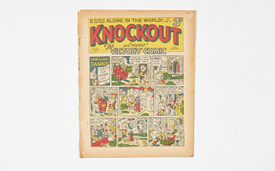 Винтажный комикс "Knockout"